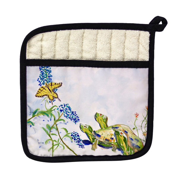 Turtles & ButterFly Pot Holder