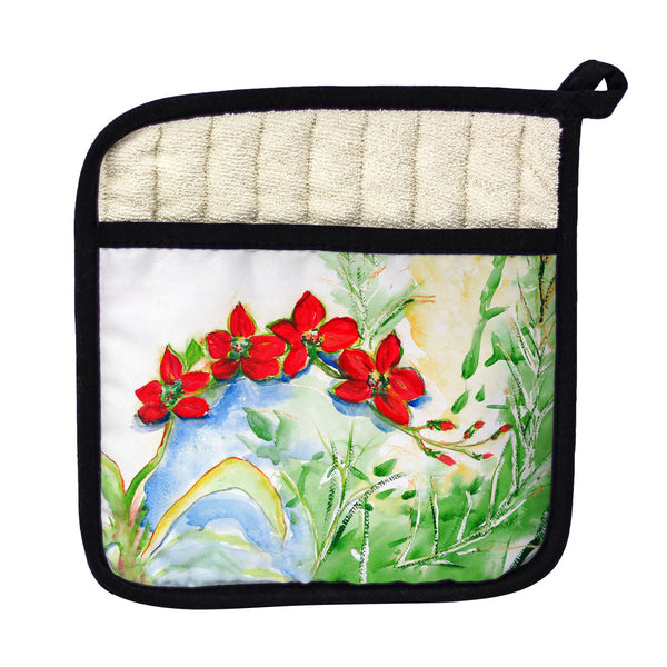 Red Orchids Pot Holder