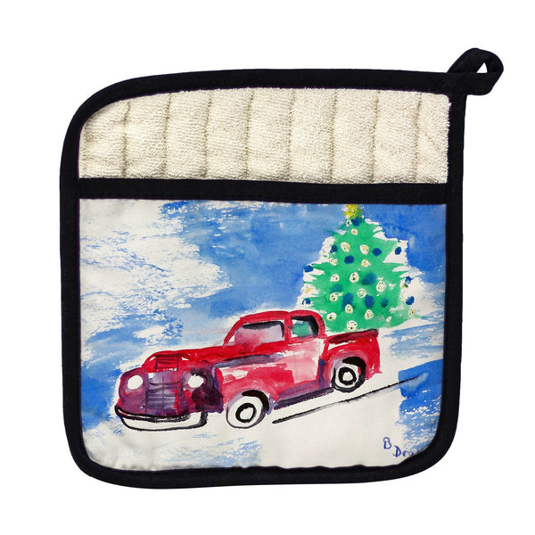 Truck & Tree Pot Holder