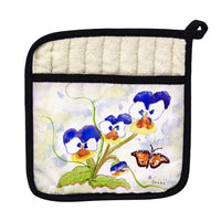 Pansies Pot Holder