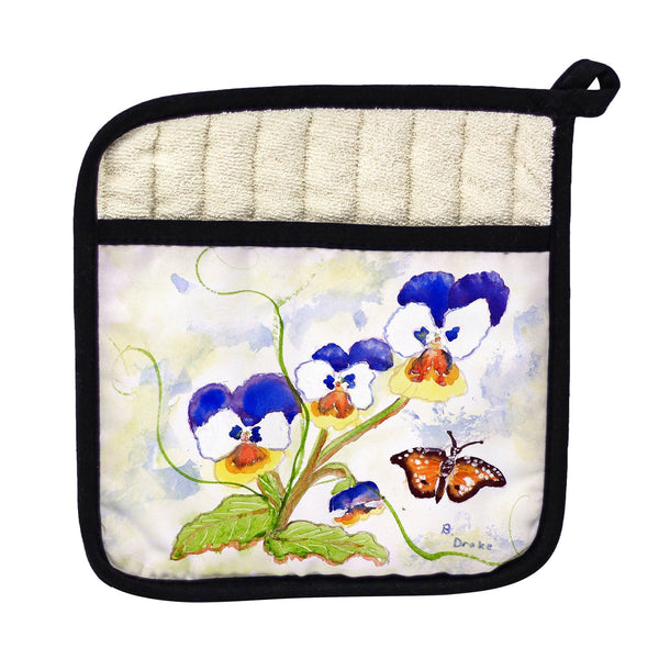 Pansies Pot Holder