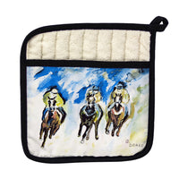 Three Racing Pot Holder