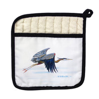 Eddie's Blue Heron Pot Holder