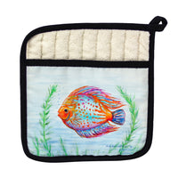 Orange Fish Pot Holder