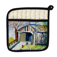 Betsy's Covered Bridge Pot Holder