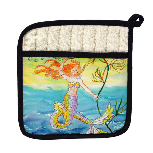 Betsy's Mermaid Pot Holder