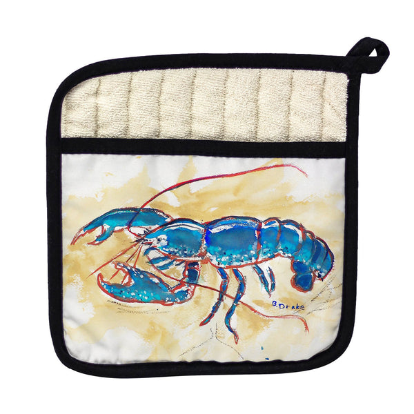 Blue Lobster Pot Holder