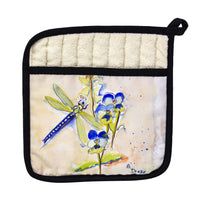 Blue DragonFly Pot Holder