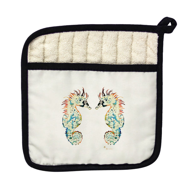 Betsy's Seahorses Pot Holder