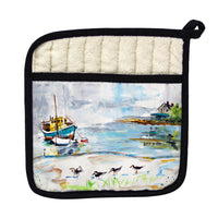 Boat & Sandpipers Pot Holder