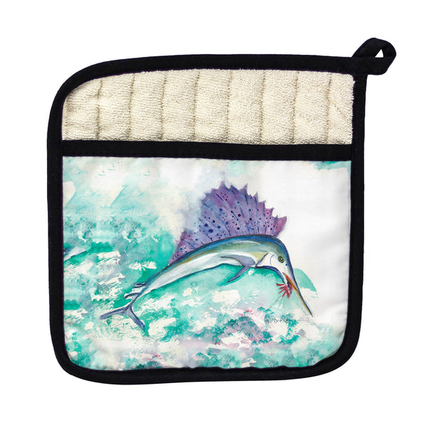 Betsy's Sailfish Pot Holder