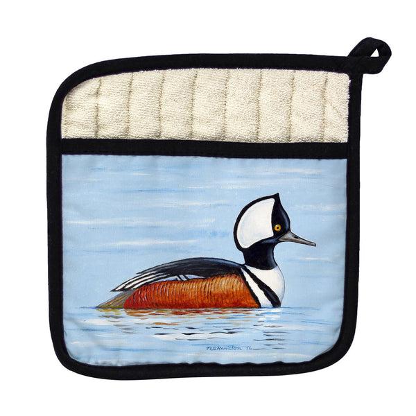 Hooded Merganser Pot Holder