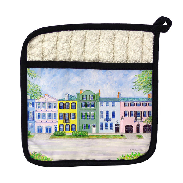 Rainbow Row Pot Holder