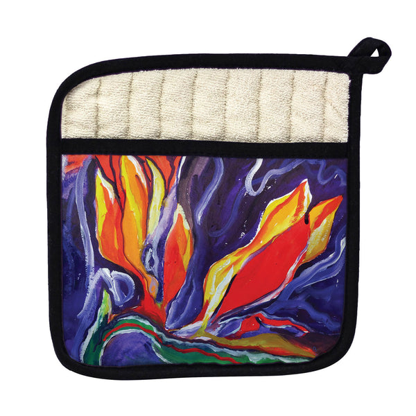 Purple Paradise Pot Holder