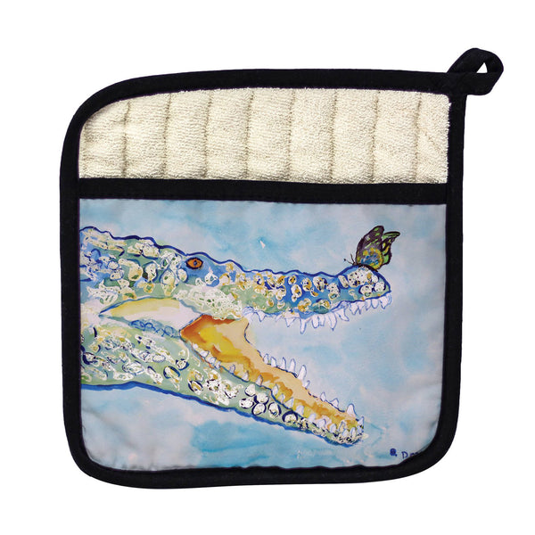 Croc & ButterFly Pot Holder