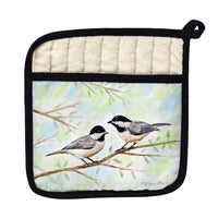 Dick's Chickadees Pot Holder