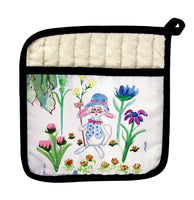 Mrs. Farmer Rabbit Pot Holder