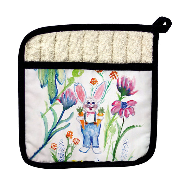 Mr. Farmer Rabbit Pot Holder