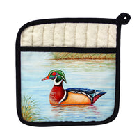 Male Wood Duck II Pot Holder