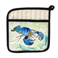 Green-Blue Lobster Pot Holder