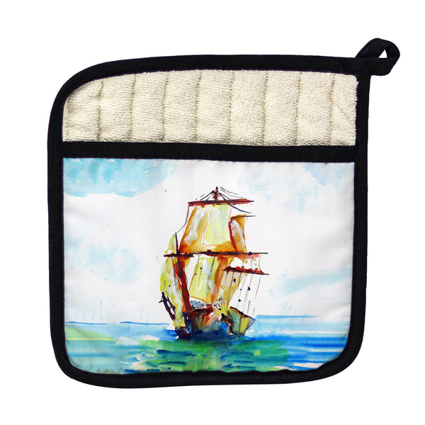 Tall Ship Pot Holder