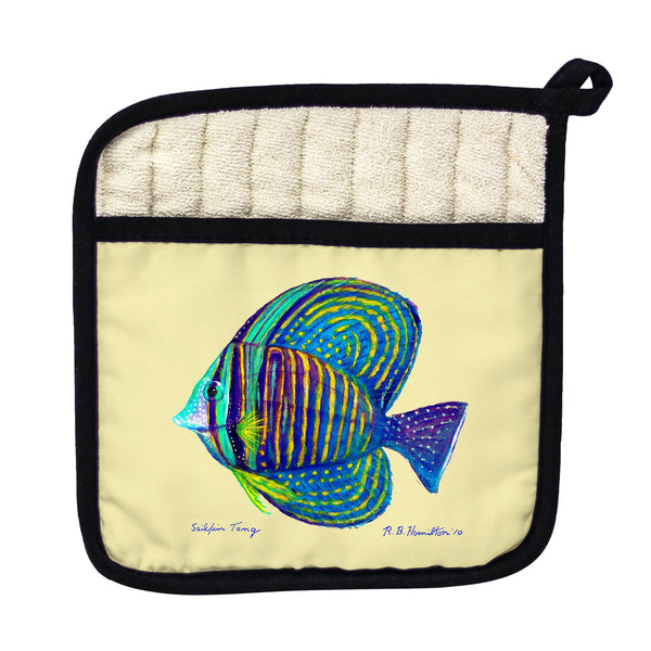 Sailfin Tang - Yellow Pot Holder