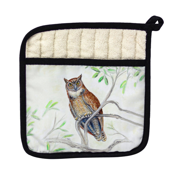 Great Horned Owl Pot Holder