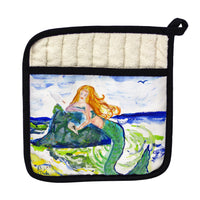 Mermaid on Rock Pot Holder