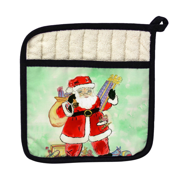 Santa Pot Holder