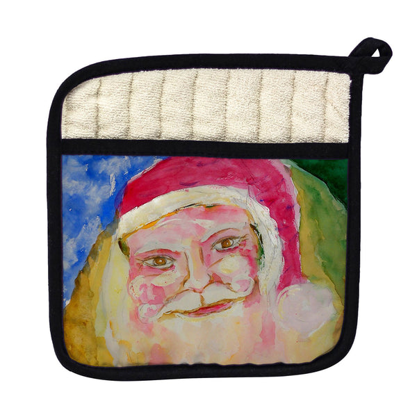 Santa Face Pot Holder