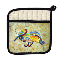 Gertrude Pelican Pot Holder