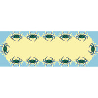 Blue Crab Table Runner 13x54