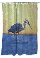 Blue Heron Shower Curtain