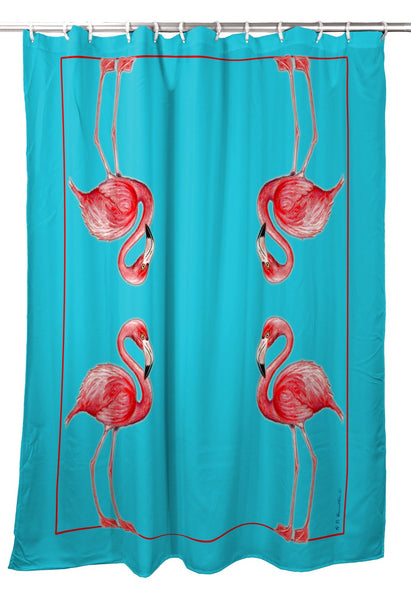 Flamingos Shower Curtain