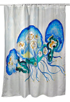 Multi Jellyfish Shower Curtain