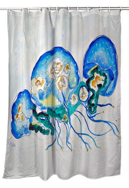 Multi Jellyfish Shower Curtain