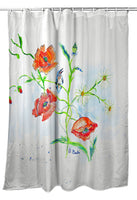 Poppies & Daisies Shower Curtain