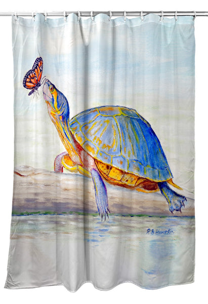 Communicating Shower Curtain