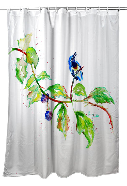 Bird & Blackberries Shower Curtain