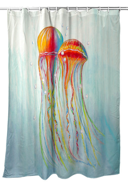 Colorful Jellyfish Shower Curtain