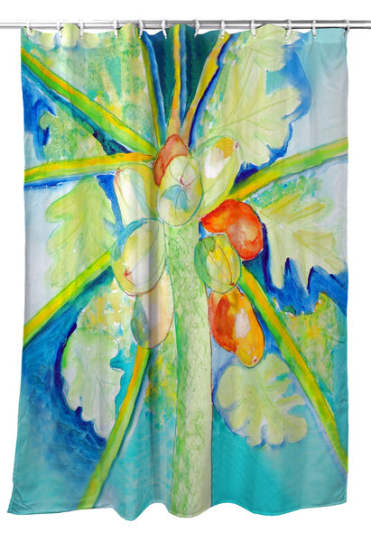 Papaya Tree Shower Curtain