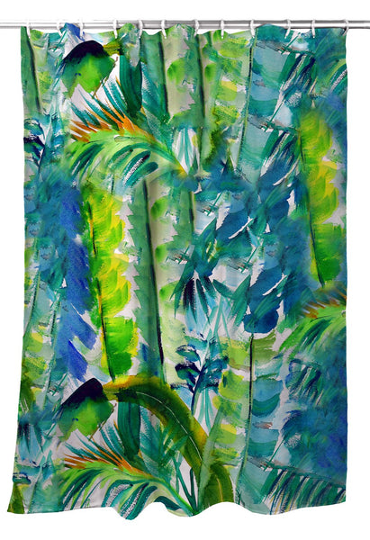 Jungle Greens Shower Curtain