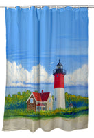 Nauset Lighthouse, MA Shower Curtain