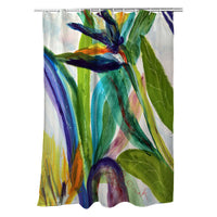 Teal Paradise II Shower Curtain