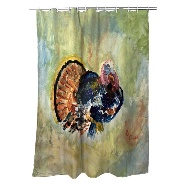 Colorful Turkey Shower Curtain