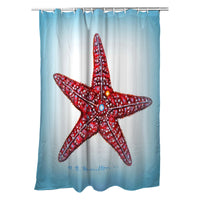 Dick's Starfish Shower Curtain