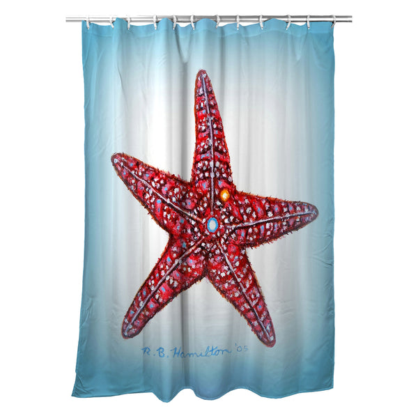 Dick's Starfish Shower Curtain