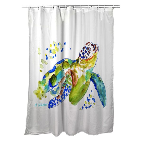 Baby Sea Turtle Shower Curtain