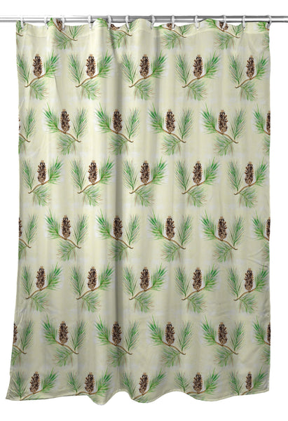 Betsy's Pine Cone Shower Curtain