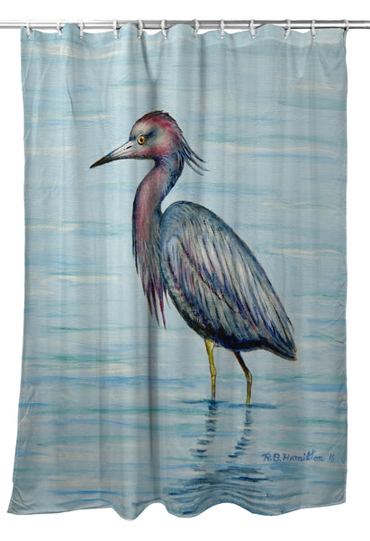 Dick's Little Blue Heron Shower Curtain